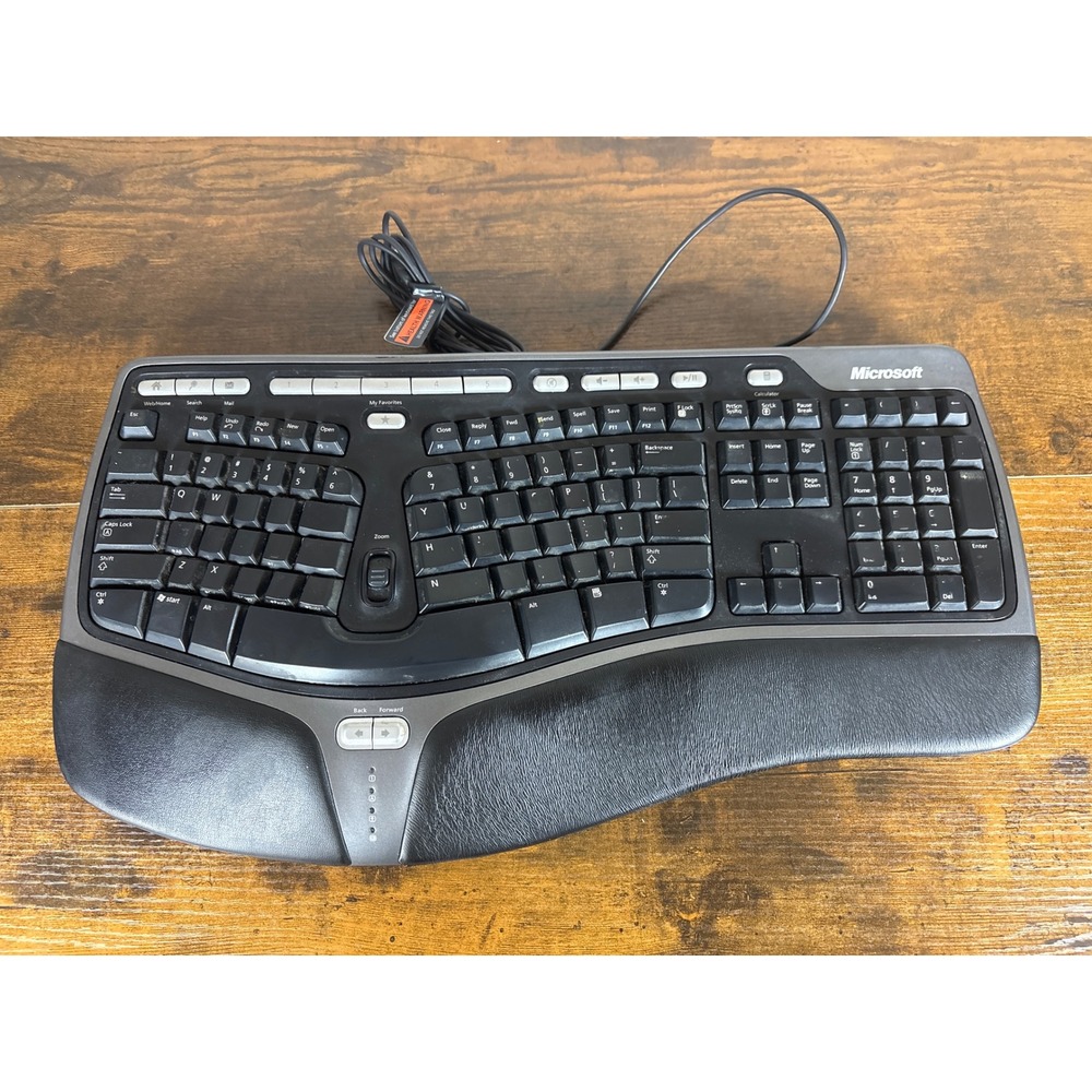 Microsoft Natural Ergonomic Keyboard 4000 v1.0 Wired USB Black KU-0462